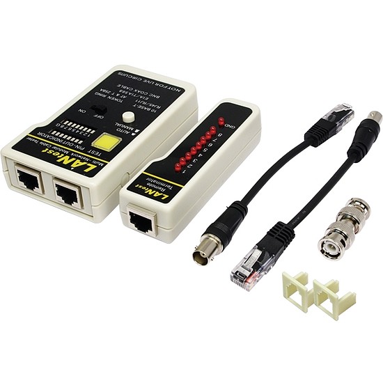 LogiLink hálózati kábel tesztelő készlet, fehér-fekete (WZ0015)