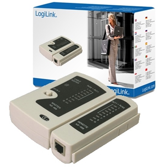 LogiLink Hálózati kábel tesztelő, LED állapotjelzés (WZ0010)