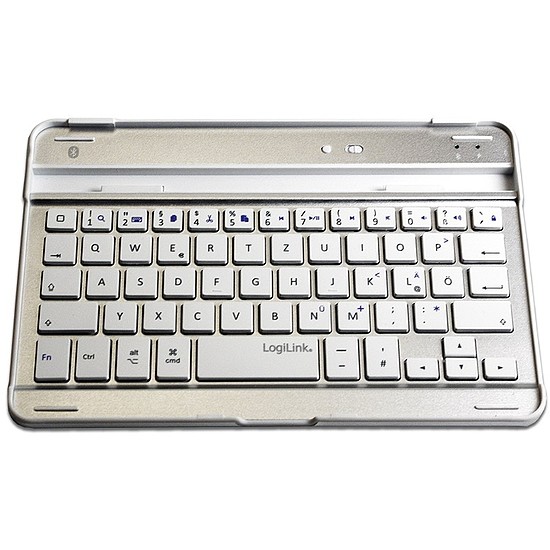 Logilink Keyboard, Bluetooth, for iPad Mini, silver & white (ID0112)
