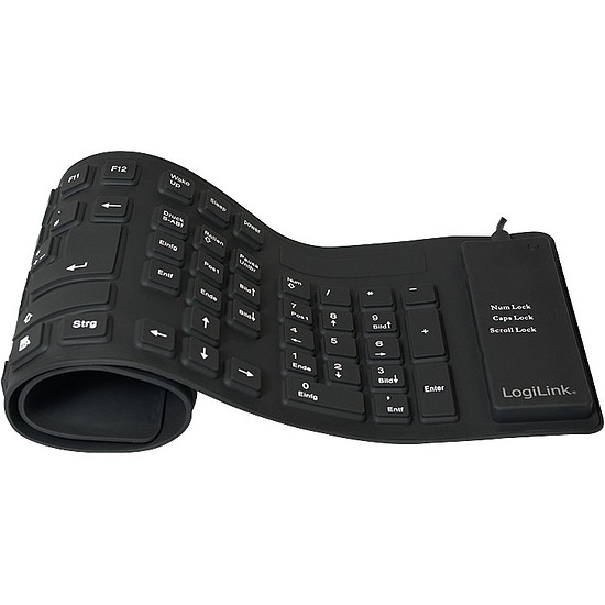Logilink Keyboard flexibel, black, LogiLink (ID0019A)