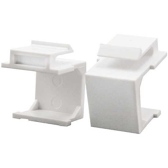 Logilink Keystone Blank Insert, 10 pcs., white (NK0090)