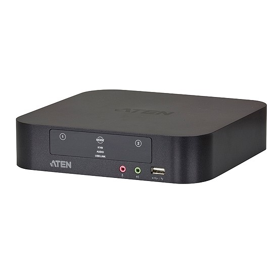 Logilink KVM kapcsoló 2 portos USB Mini DisplayPort Dual-View KVM Au-val