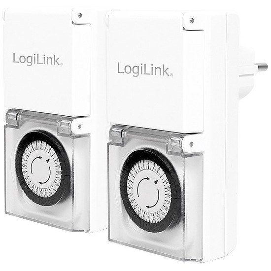 Logilink LogiLink Time Switch, outdoor mechanical timer, 2pcs set (ET0006A)