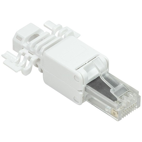 Logilink Modular Plug RJ45 Cat.6A, UTP, toolless, white (MP0028)