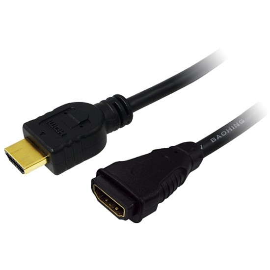 LogiLink nagy sebességű HDMI kábel Ethernettel, 1.00 méter (CH0059)