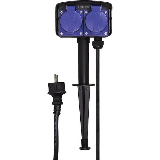 LogiLink Outdoor extension cord with 2 power sockets (LPS214)