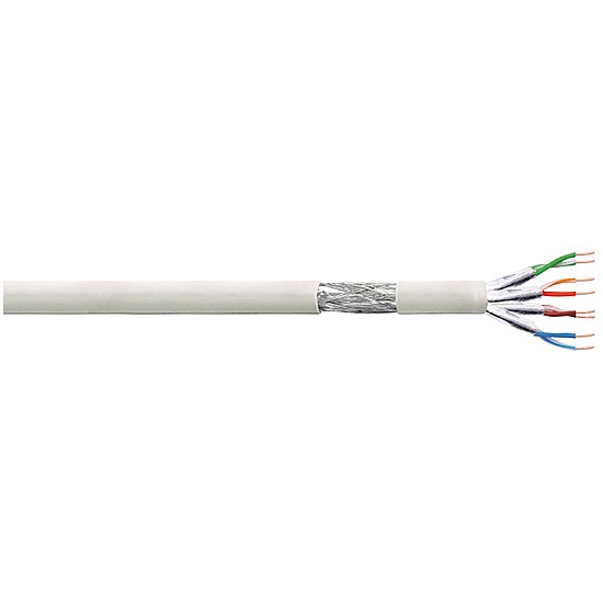 LogiLink Patch Cable S/FTP Cat.6 Cu PrimeLine PVC grey 100m (CP2100S)