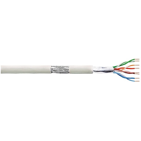 LogiLink Patch Cable SF/UTP Cat.5e CCA EconLine PVC grey 100m (CPV0017)