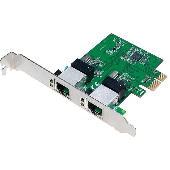 Logilink PCI-Express Card, 2-port Gigabit Lan (PC0075)