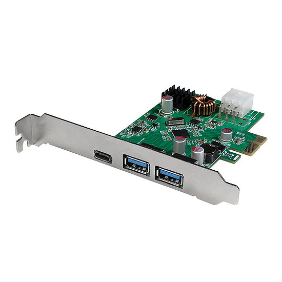 Logilink PCI-Express Card, USB 3.2 Gen 1, 2x USB-A & USB-C (PD) (PC0090)