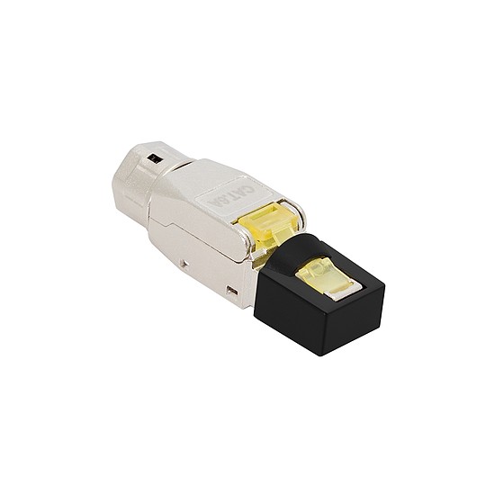 Logilink RJ45 terepi lezáródugó, Cat. 8.1, árnyékolt, extra rövid