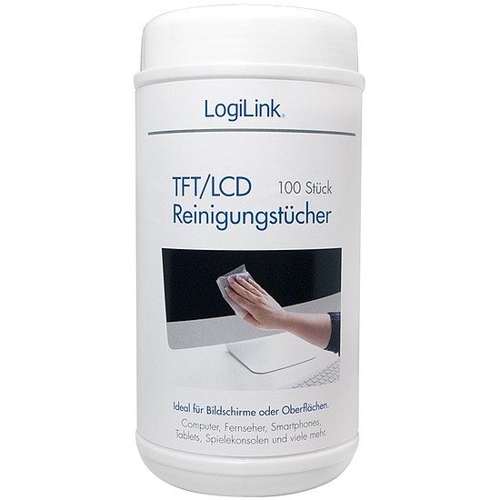 Logilink TFT/LCD Cleaning Wipes 100pcs/box (RP0003)