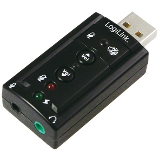 LogiLink USB 2.0 Virtuális Audió Adapter 7.1 csatornás (UA0078)