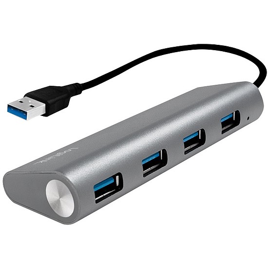 LogiLink USB 3.0, 4-port hub, with aluminum casing (UA0307)