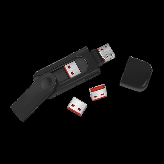 Logilink USB-A port blokkoló (1x kulcs és 4x zár) (AU0054)