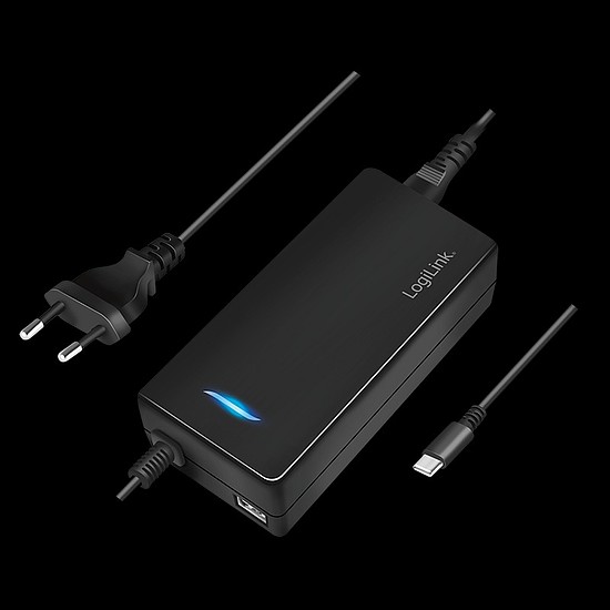 Logilink USB-C asztali töltő 2 eszközhöz, 1x USB-C PD és USB-A, 112 W (PA0272)