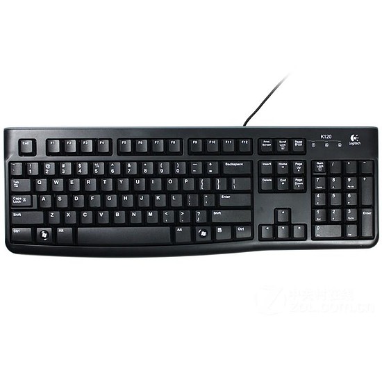 Logitech billentyűzet OEM K120 HU USB fekete 920-002640