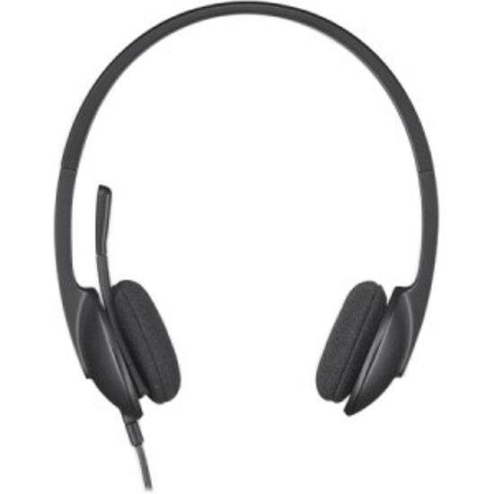 Logitech H340 fejhallgató + mikrofon fekete USB 981-000475