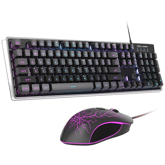 MageGee K1 vezetékes billentyűzet (ANGOL) + egérkészlet fekete (K1 Black)