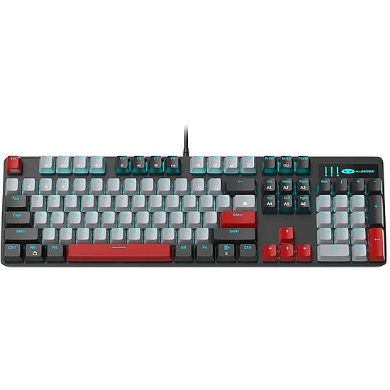 MageGee MK-STORM vezetékes billentyűzet (ANGOL) fekete-szürke (MK-STORM Bg Blue)
