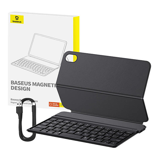 Mágneses billentyűzet tok Baseus Brilliance Pad Mini 6 8,3 hüvelykes, fekete (P40112602111-00)