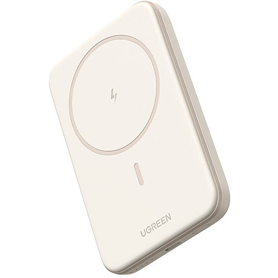 Mágneses powerbank 10000mAh Ugreen PB561, USB-C, 15W bézs (25208)