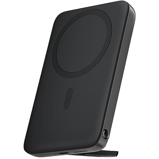 Mágneses powerbank Aukey PB-MS01, 6700mAh, 15W fekete (PB-MS01 Black)