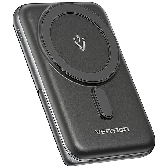 Mágneses Powerbank Vention FHNB0 20W, 10000 mAh (fekete)