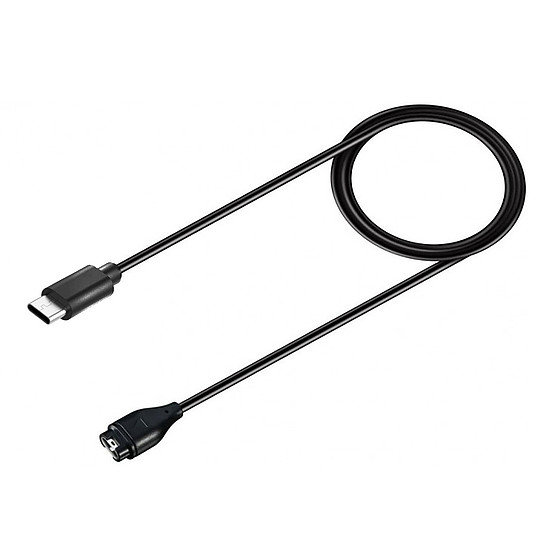 Mágneses töltő Garmin okosórákhoz USB-C-vel - fekete