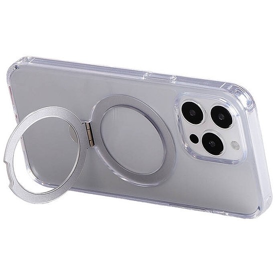Mágneses védő telefontok tartóval Joyroom JR-BP004 iPhone 15 Pro Max készülékhez átlátszó (JR-BP004 iP 15 Pro M)