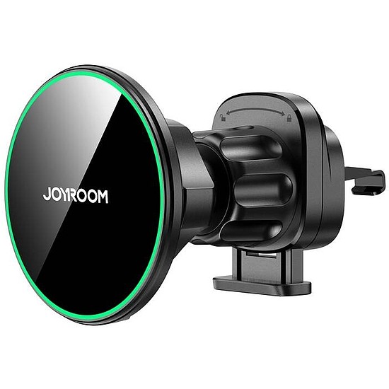 Mágneses vezeték nélküli autós töltőtartó Joyroom JR-ZS412 fekete
