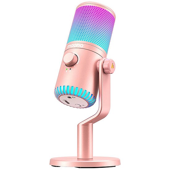 Maono DM30RGB mikrofon rózsaszín (DM30RGB Pink)