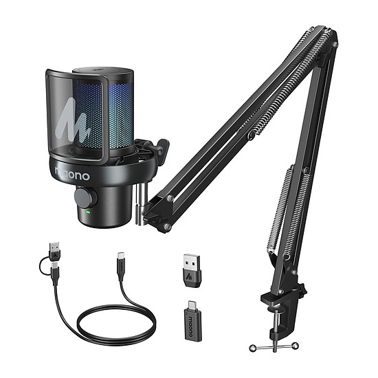 Maono DM40 S Pro mikrofon fekete (DM40 S Pro Black)