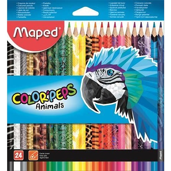 Maped Color Peps Animal színesceruza készlet 24db-os normál háromszög