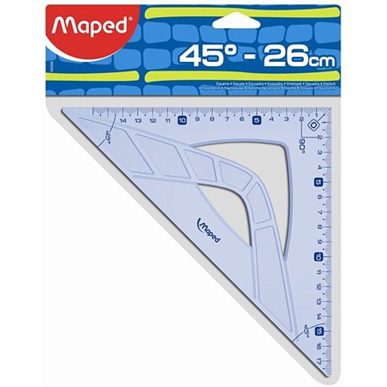 Maped Graphic háromszög vonalzó műanyag 45 fokos 26 cm