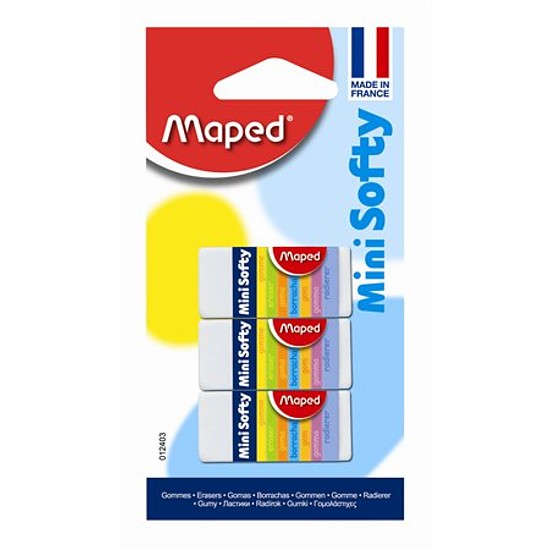 Maped Mini Softy radír 3db/bliszter