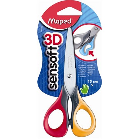 Maped Sensoft 3D iskolai olló 13 cm