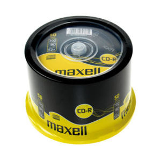 Maxell CD-R 700MB 80 52x nyomtatható henger 50db 624042.00.TW
