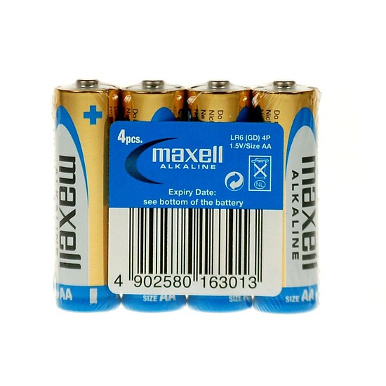 Maxell ceruza elem AA alkáli tartós 4 db/bliszter LR6 723758.04.EU