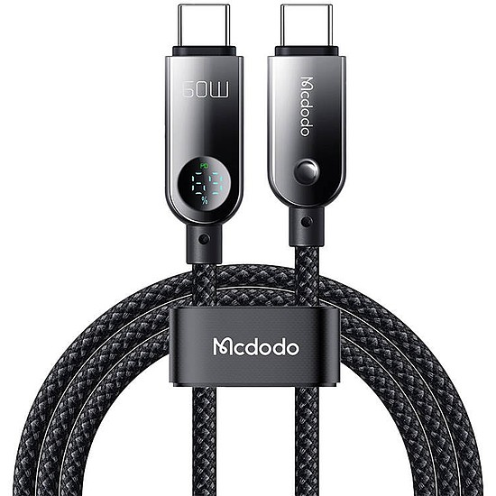 Mcdodo CA-4780 USB-C - USB-C 60 W adatkábel 1,2 m (fekete)