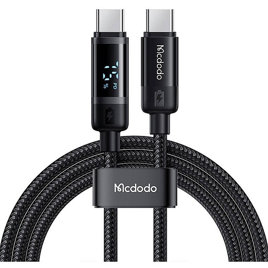 Mcdodo CA-5780 USB-C - USB-C 60 W adatkábel 1,2 m (fekete)