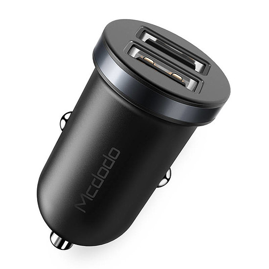 Mcdodo CC-6601 autós töltő 2x USB 2.4A fekete