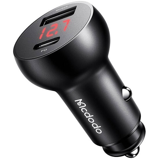 Mcdodo CC-6810 USB-A + USB-C autós töltő, 30W