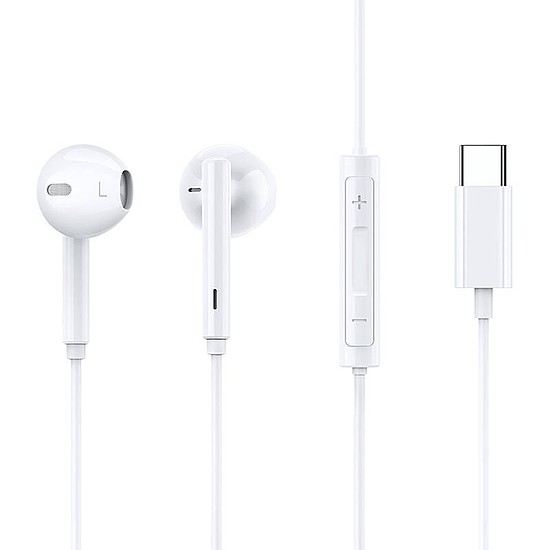 Mcdodo HP-7500 vezetékes fejhallgató, USB-C (fehér)