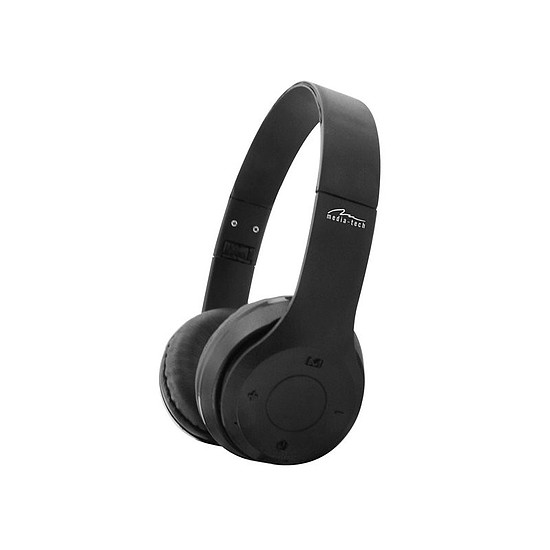 Media-Tech Epsilion fejhallgató mikrofonos sztereo Bluetooth fekete MT3591