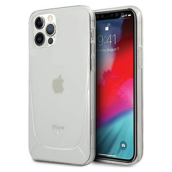 Mercedes MEHCP12MARCT iPhone 12/12 Pro 6,1" átlátszó keménytokos Transparent Line