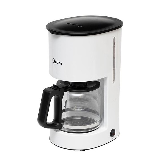 Midea MA-D1502AW kávéfőző, 1000 W, 1,25 literes, melegentartó talapzat, Pause ´n Serve funkció, fehér-fekete