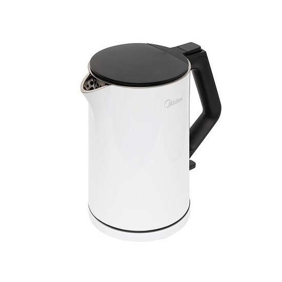 Midea MK-15H01A vízforraló, max. 2200 W, 1,5 L, duplafalú, fehér-fekete