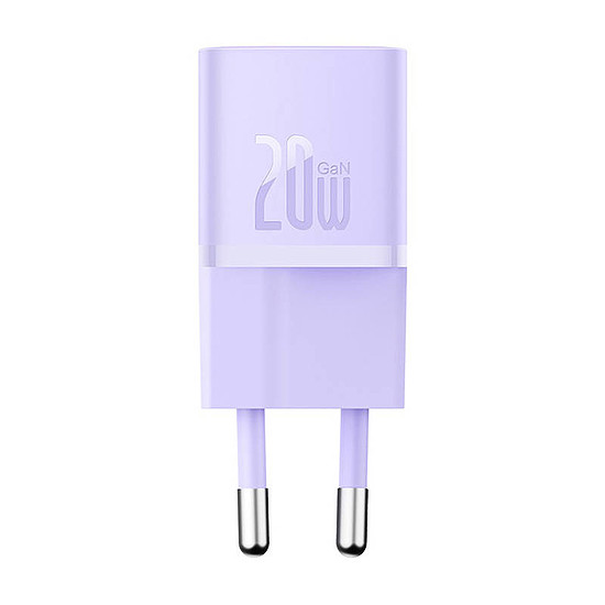 Mini fali töltő Baseus GaN5 20W, lila (CCGN050105)