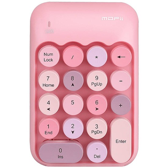MOFII vezeték nélküli numerikus billentyűzet (ANGOL) X910 rózsaszín (X910 Pink)